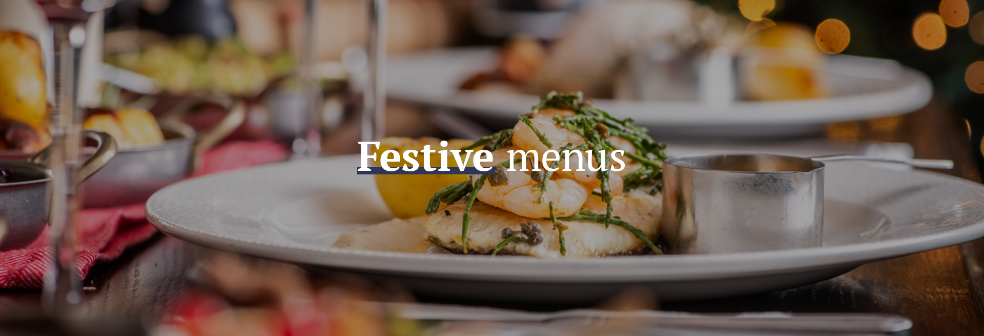 Festive Christmas Menu at The Albion Hotel 