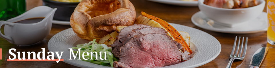 Sunday Menu at The Albion Hotel